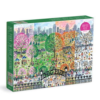 Misc. Michael Storrings Dog Park in Four Seasons 1000 Piece Puzzle Book