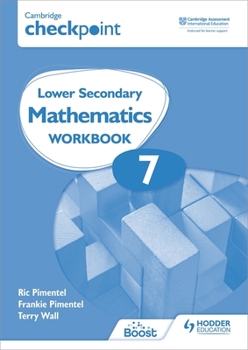 Paperback Cambridge Checkpoint Lower Secondary Mathematics Workbook 7: Hodder Education Group Book