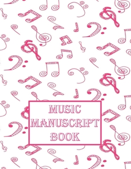 Music Manuscipt Book: Blank Sheet Music, Staff Paper, A4 size (8.5 x 11 inch) 100 Sheets, 12 Stave Per Page