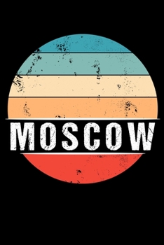 Paperback Moscow: 100 Pages 6 'x 9' - Dot Grid Paper Journal Manuscript - Planner - Scratchbook - Diary Book