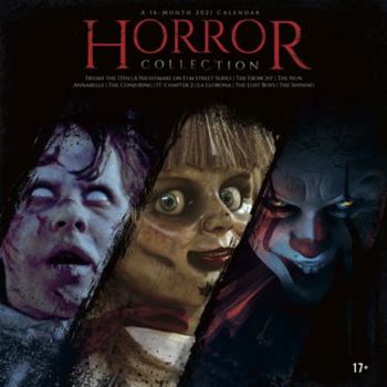 Calendar Cal-2021 Horror Collection Wall Book