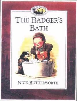 Hardcover The Badger's Bath Book