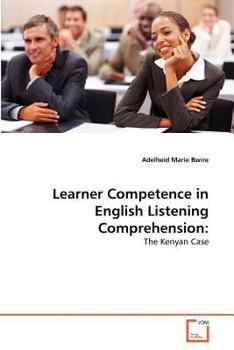 Paperback Learner Competence in English Listening Comprehension Book