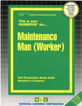 Spiral-bound Maintenance Man (Worker) Book