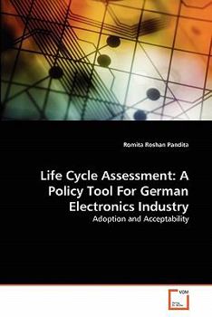 Paperback Life Cycle Assessment: A Policy Tool For German Electronics Industry Book
