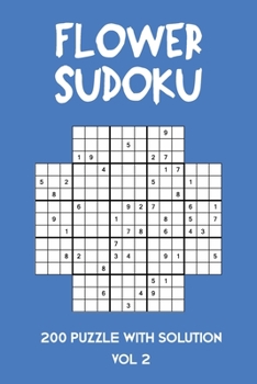 Paperback Flower Sudoku 200 Puzzle with solution Vol 2: Sudoku variation similar to Samurai Sudoku Book