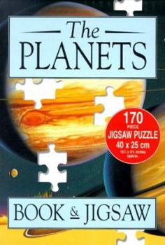 Hardcover The Planets - Book & Jigsaw Puzzle (170 pieces -16 x 10 inches approx. Book