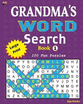 Paperback GRANDMA'S WORD Search Book 1 [Large Print] Book