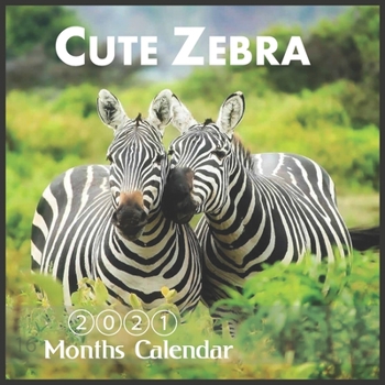 Paperback Cute Zebra Calendar: Wall & Office Calendar, 16 Month Black Zebra Calendar with Major Holidays Book