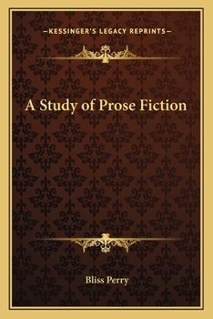 Paperback A Study of Prose Fiction Book