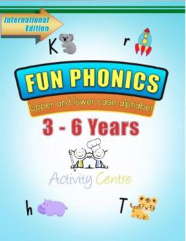 Paperback Fun Phonics Upper and lower case alphabet Book