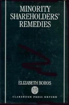 Hardcover Minority Shareholders' Remedies Book