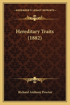 Paperback Hereditary Traits (1882) Book