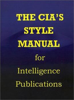 Paperback CIA Style Manual for Intelligence Publications Book