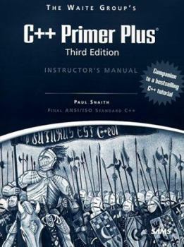 Paperback The Waite Group's C++ Primer Plus (Instructor's Manual) Book