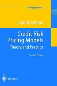 Hardcover Credit Risk Pricing Models: Theory and Practice Book