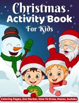 Paperback Christmas Activity Book for Kids: Activity Book for Kids Book