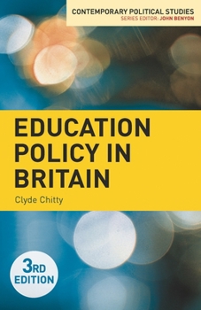 Paperback Education Policy in Britain Book