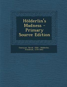 Paperback Holderlin's Madness - Primary Source Edition Book