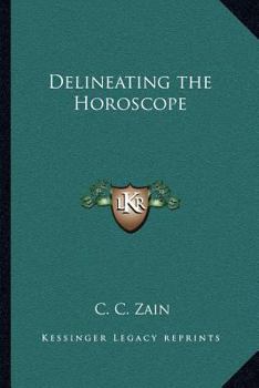 Paperback Delineating the Horoscope Book