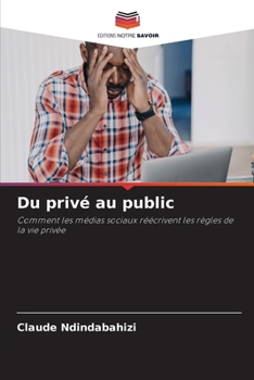 Paperback Du privé au public [French] Book