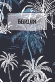 Belgium: Dotted Travel Diary Notebook or Journey Dotted Grid Journal - Holiday Trip Pocketbook for Men and Women with Dots