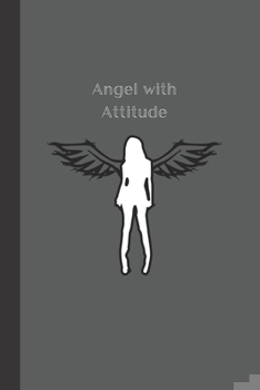 Paperback Angel with Attitude: Alternative Notebook / Journal, Unique Great Gift Ideas for Her Him Teen Women Men, 100 page Organiser, Anarchy Rock G Book