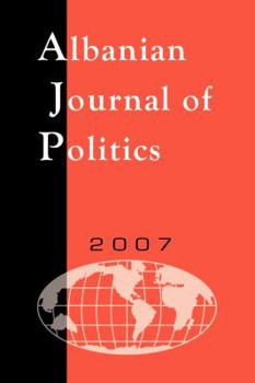 Paperback Albanian Journal of Politics 2007 Book
