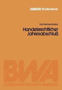 Paperback Handelsrechtlicher Jahresabschluß: Bilanz Und Gewinn- Und Verlust-Rechnung [German] Book