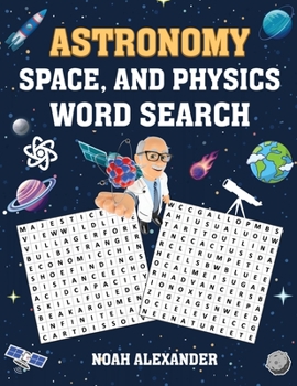 Paperback Astronomy, Space and Physics Word Search: large word search puzzles Book