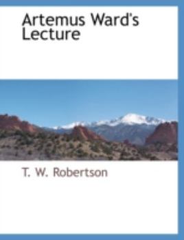 Paperback Artemus Ward's Lecture Book