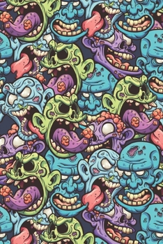 Notes: Zombies / Medium Size Notebook with Lined Interior, Page Number and Daily Entry Ideal for Organization, Taking Notes, Journal, Diary, Daily Planner