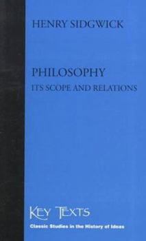 Paperback Philosophy: Its Scope and Relations Book