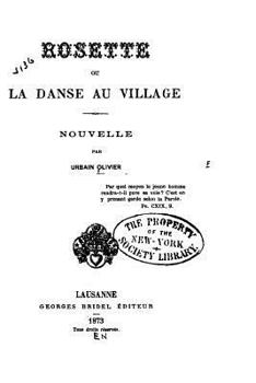 Paperback Rosette, ou, La danse au village, nouvelle [French] Book