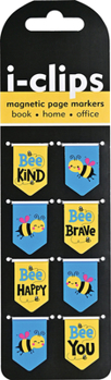 Misc. Bees I-Clips Magnetic Page Markers (Set of 8 Magnetic Bookmarks) Book