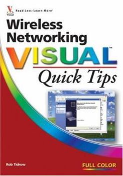 Paperback Wireless Networking Visual Quick Tips Book