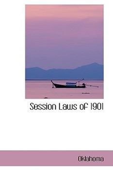 Hardcover Session Laws of 1901 Book