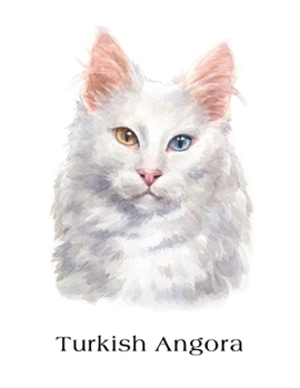 Paperback Turkish Angora: Large Lined Journal 8.5 x 11 Book