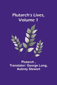 Paperback Plutarch's Lives, Volume 1 Book