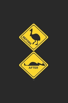 Before After: 6x9 Australia Gap Day | lined | ruled paper | notebook | notes