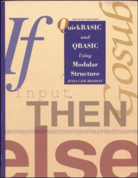 Hardcover QuickBASIC and QBASIC Using Modular Structure Book