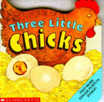 Hardcover Three Little Chicks: Finger Puppet Board Book