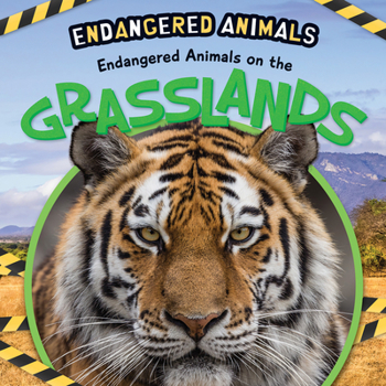 Paperback Endangered Animals on the Grasslands Book