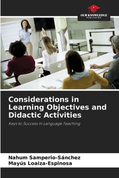 Paperback Considerations in Learning Objectives and Didactic Activities Book