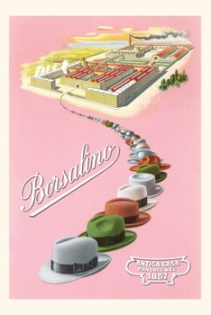 Paperback Vintage Journal Borsalino Hat Factory Book