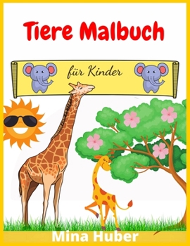 Tiere Malbuch für Kinder: Farbe freches Kätzchen und quietschende Vögel