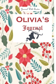 Olivia journal: 6x9 inch Lined journal or diary or notebook to write ideas, study and make plans.