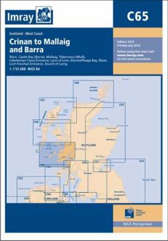 Paperback Imray Chart C65: Crinan to Mallaig and Barra Book
