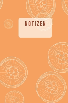 Notizen: Blanko Orange Design Heft f�r Notizen Lettering Handschrift Kreatives Geschenk f�r Kinder und Erwachsene Frauen M�nner Freundinnen und Kollegen