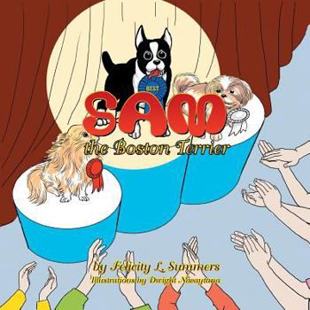 Paperback Sam the Boston Terrier Book